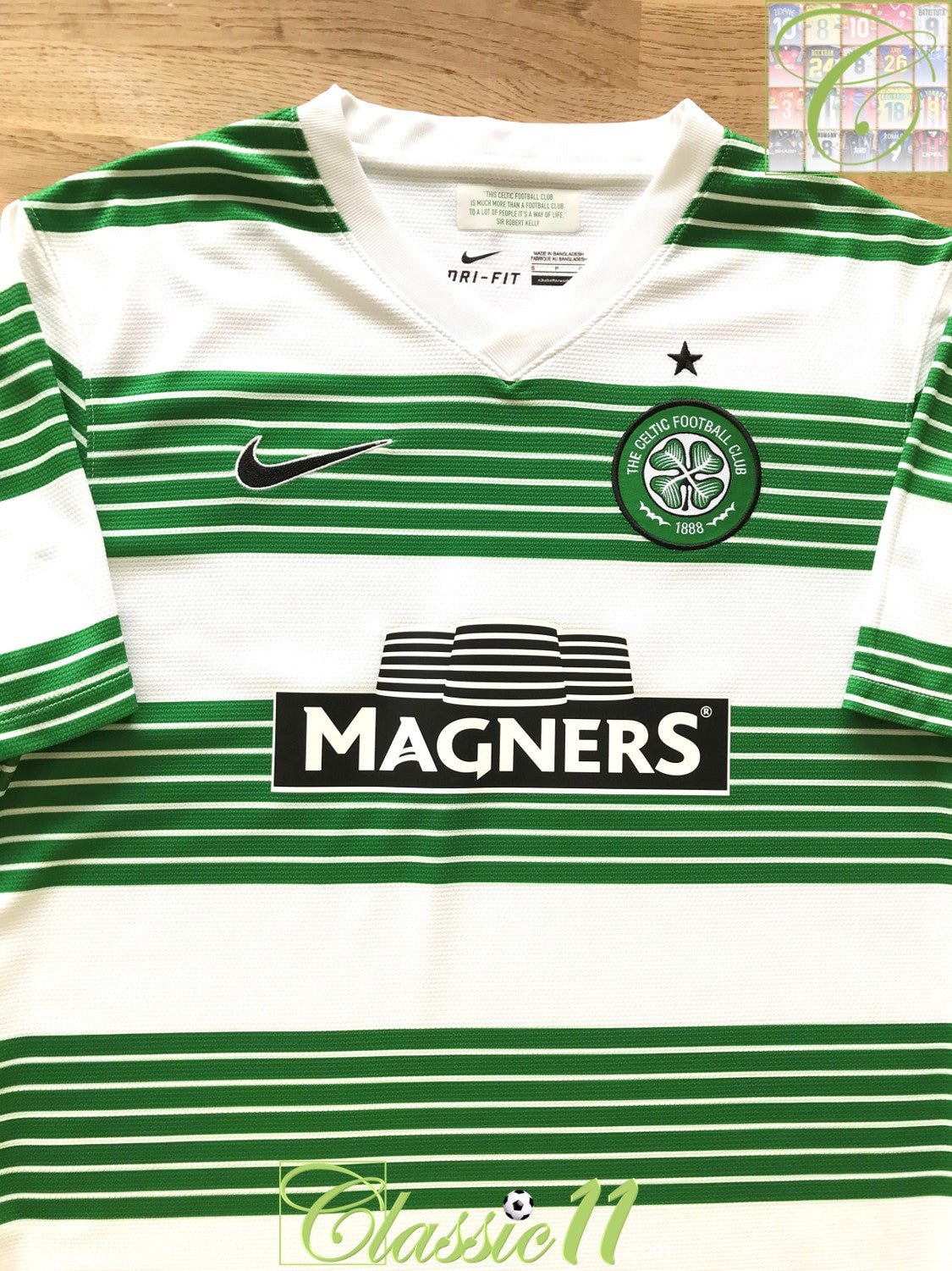 2013-15 Celtic Home Shirt - 9/10 - (L)