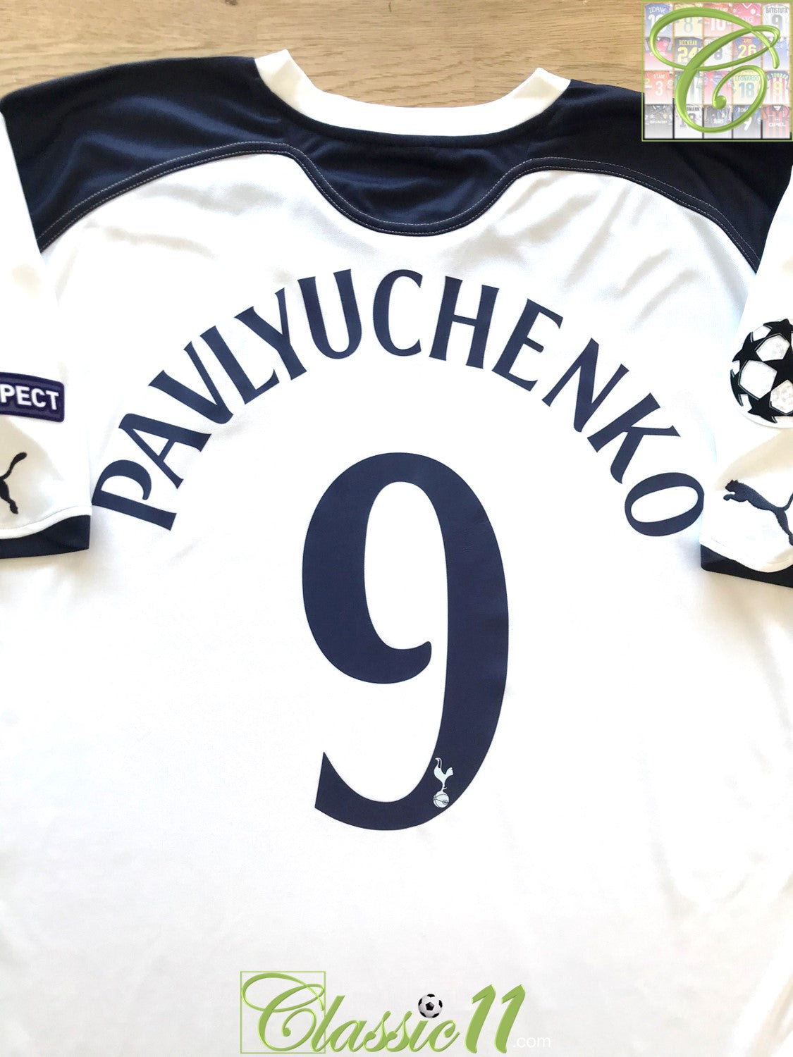 Squad Signed Tottenham Hotspur Shirt 2010-11 Home [20 Autographs] – The  Vault