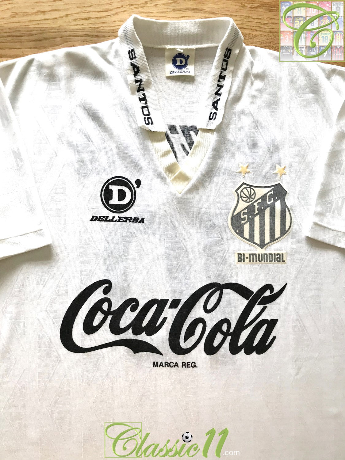 1993 Santos Home Football Shirt #10 (L)