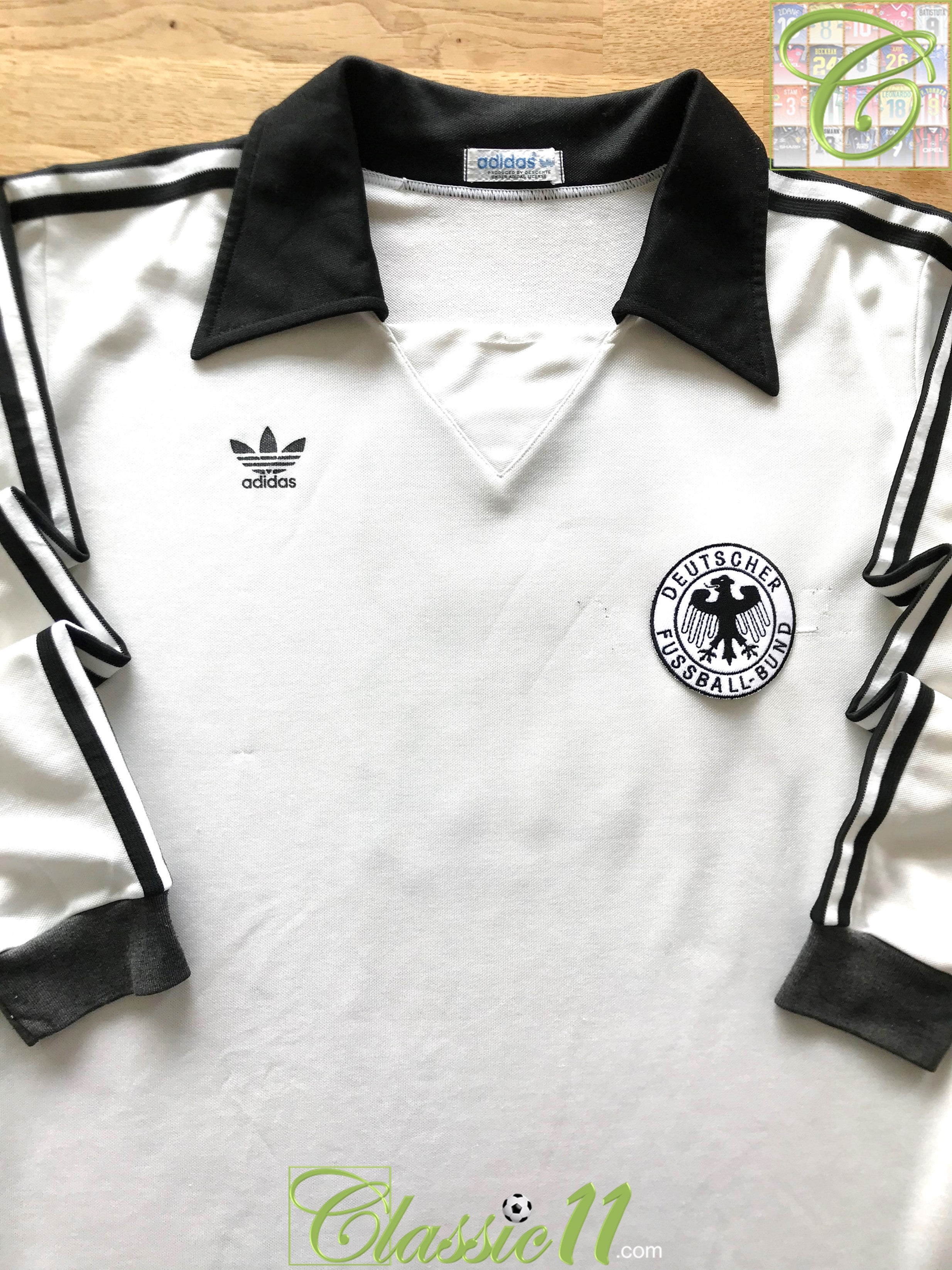 1980/81 West Germany Home Football Shirt. #8 (S)