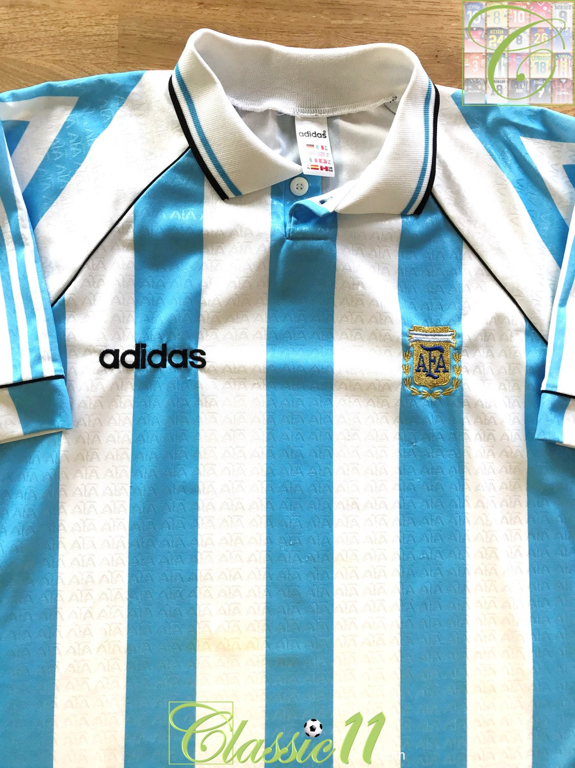 Retro 1996 Argentina Home Jersey - Kitsociety