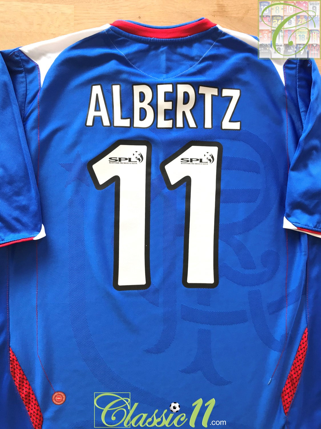 Glasgow Rangers Away Kit 1998 1999 Small! Number 11 Albertz