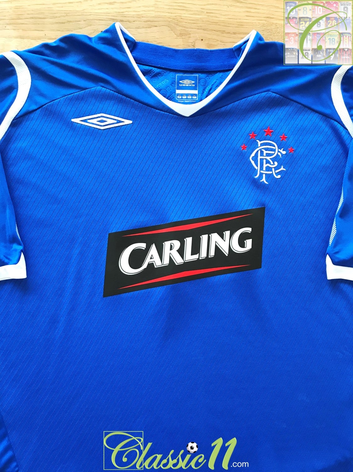 2008/09 Rangers Home Football Shirt (M)