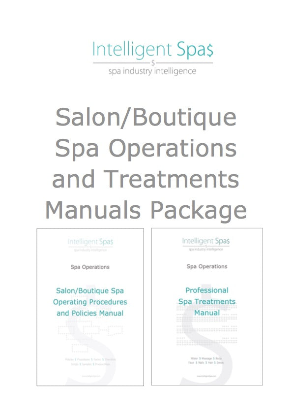Salon Operations And Treatments Manuals Package Intelligent Spas Pte Ltd