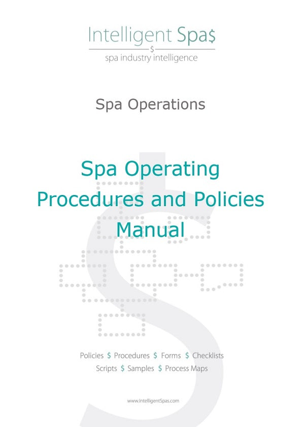 Spa Operations And Treatments Manuals Package Intelligent Spas Pte Ltd