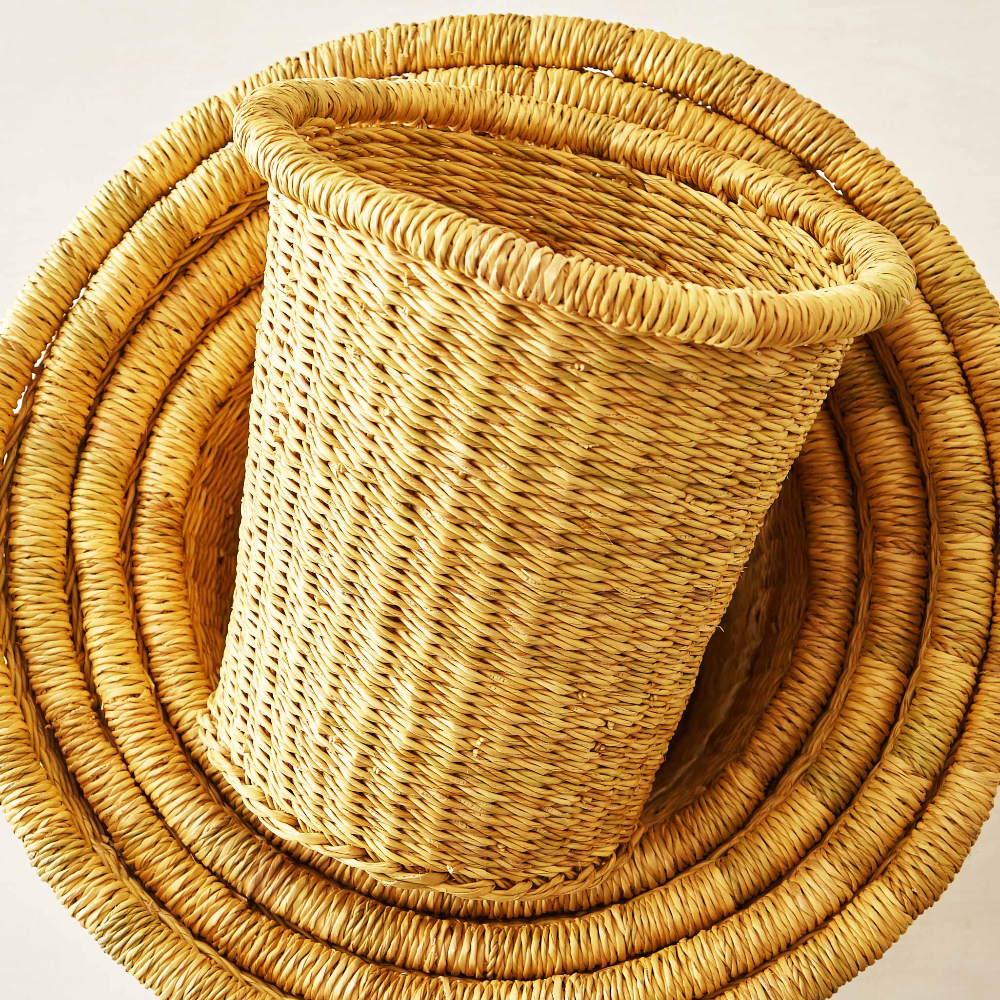 VETIVER GRASS BASKETS