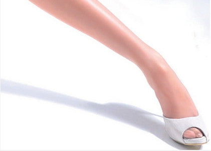 Frola Oil Shiny Stockings Pantyhose 360°Seamless Crotch High Waist