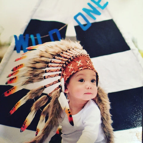 baby native american outfit