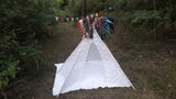 Big Teepee Tent White Lacy . Tipi Tent. 5 POLES INCLUDED