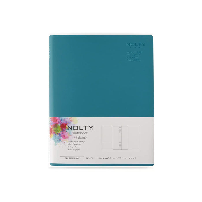 Nolty Kukuru A5 Binder - NTK1301 - Black - Paper Plus Cloth