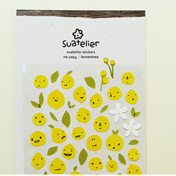 Suatelier Stickers - 1054 Lemon Tree - Paper Plus Cloth