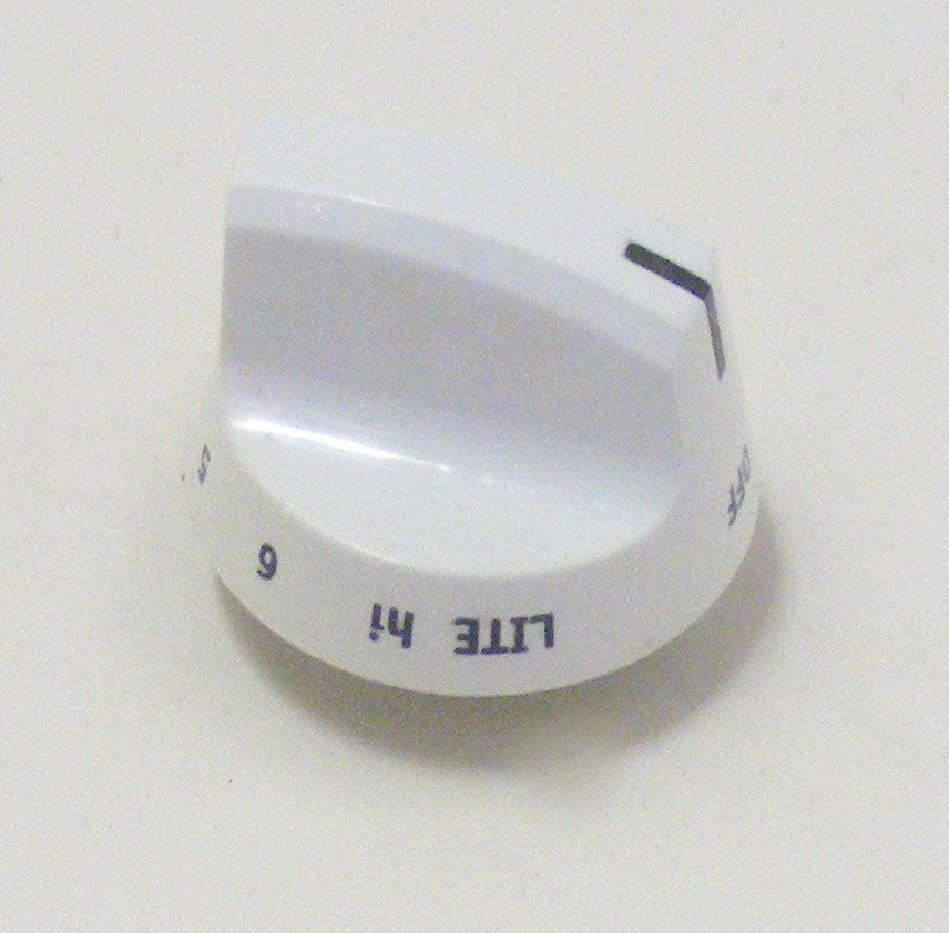 316543906 Frigidaire Range White Burner Knob