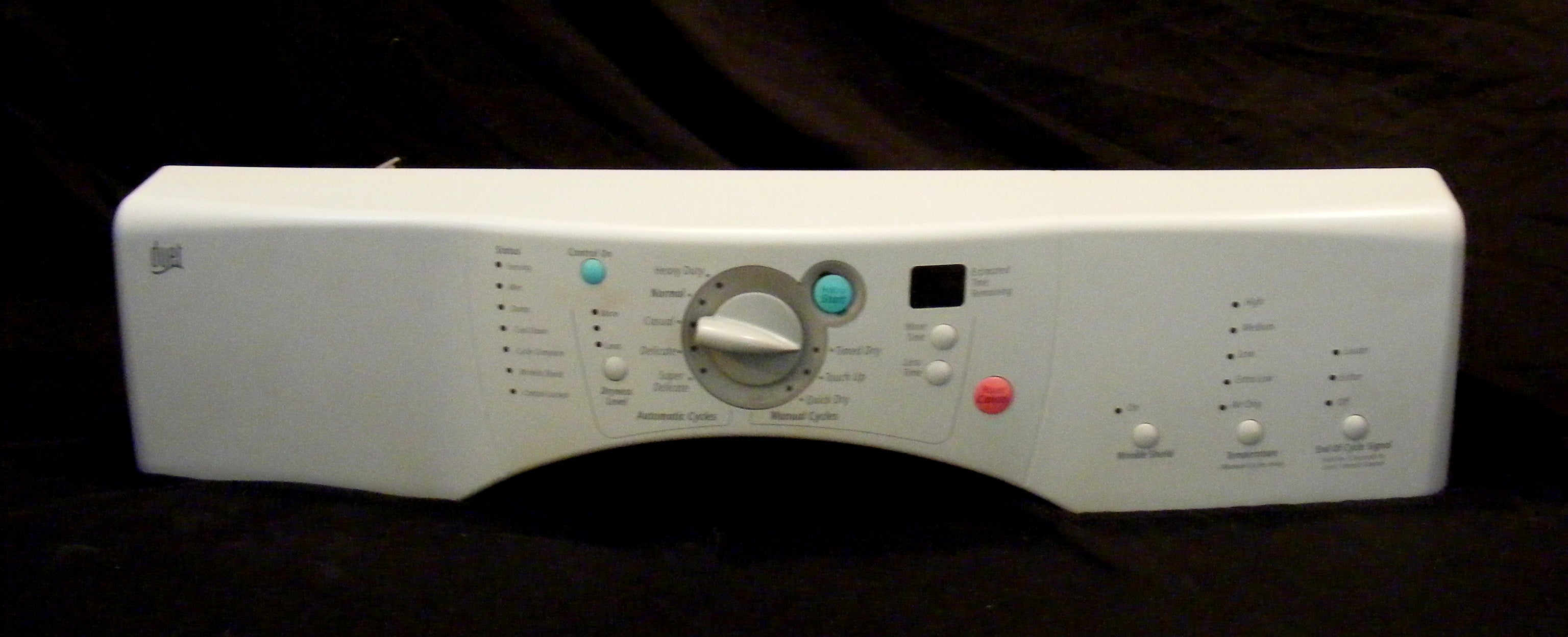 WP8530589 8530587 Whirlpool Duet Dryer Platinum Control Panel