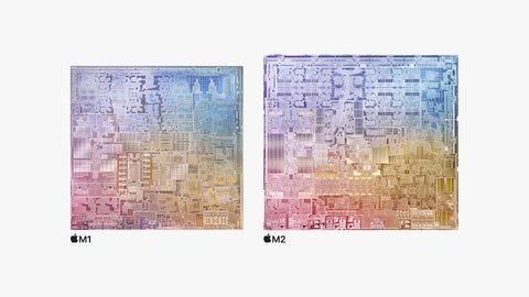 Comparison of M1 and M2 chips' performance