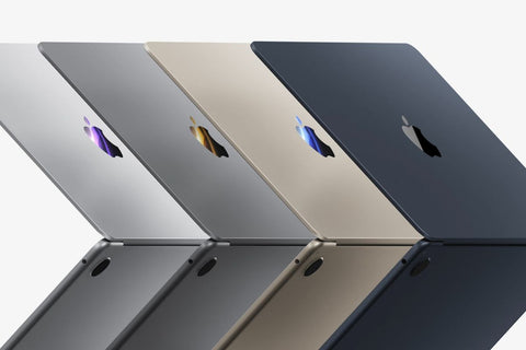 MacBook Air M2 in vibrant color options