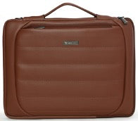 Vaku Luxos Lasa Chivelle Premium Collection Sleeve for MacBook 13"/14" with Strap - Tan Brown