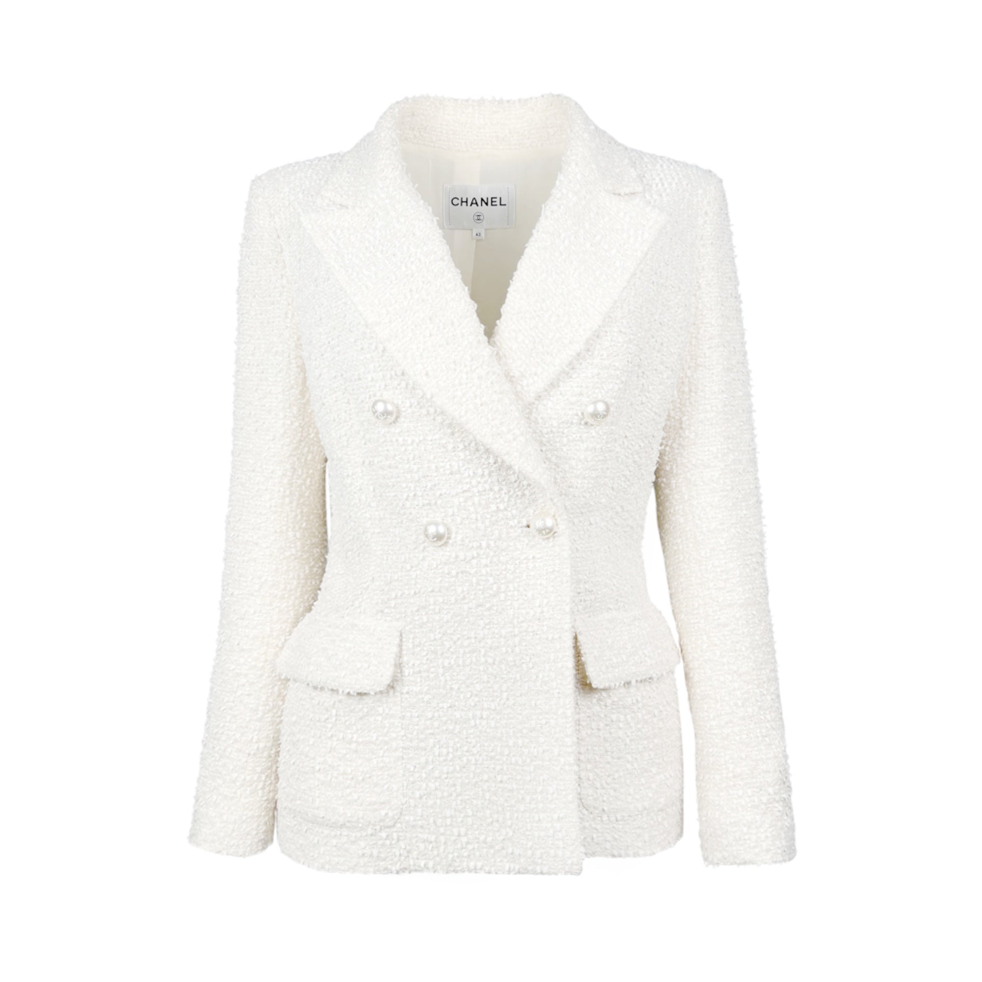 Chanel 2019 Cruise La Pausa Ivory Tweed Jacket | Designer Archives