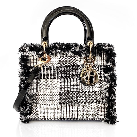 lady dior tweed bag