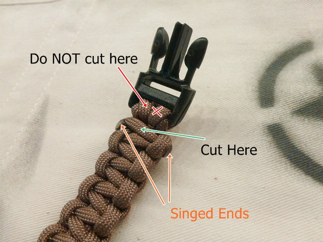 Teenager køber upassende The best way to unravel your CordBand Paracord Survival Bracelet for  emergency use.