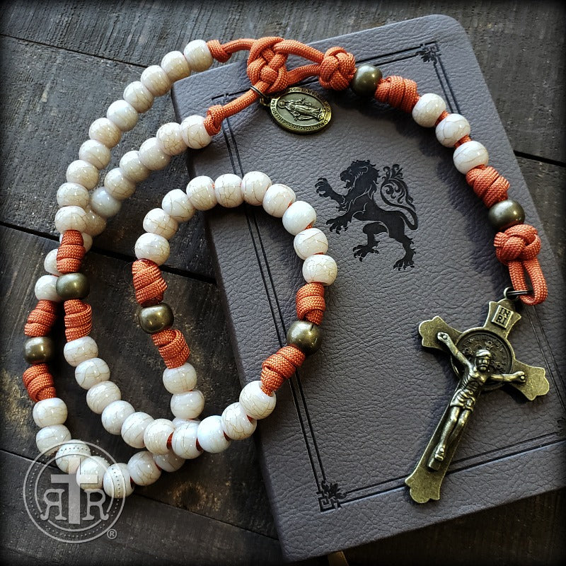 Burnt Orange Rugged Rosary