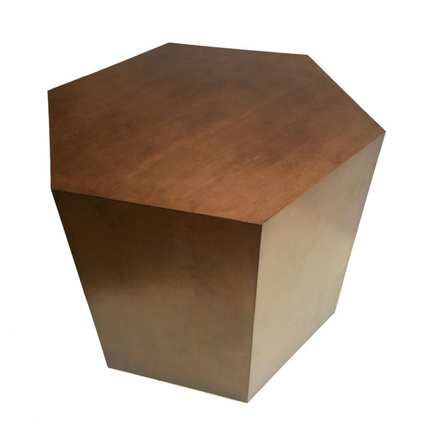 Oil Rubbed Bronze Geometric Hive Table Interior Design Trends
