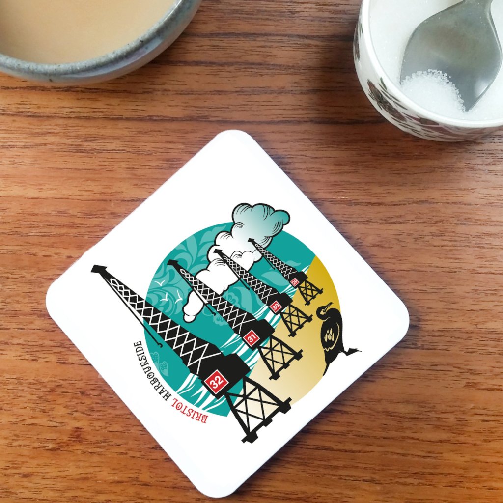 Bristol Harbourside Coaster by Susan Taylor | The Bristol Shop