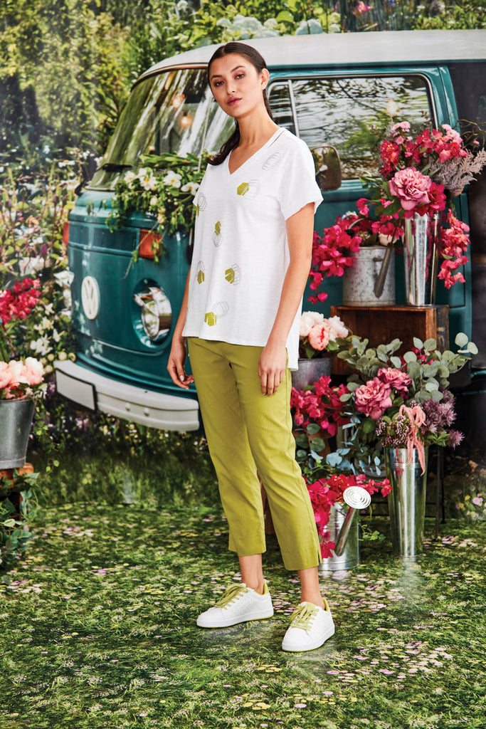 Verge clothing ponline Australia Verge Eloise Top and Eclipse Pant in Avocado Shop summer clothing online Verge Stockist Australia
