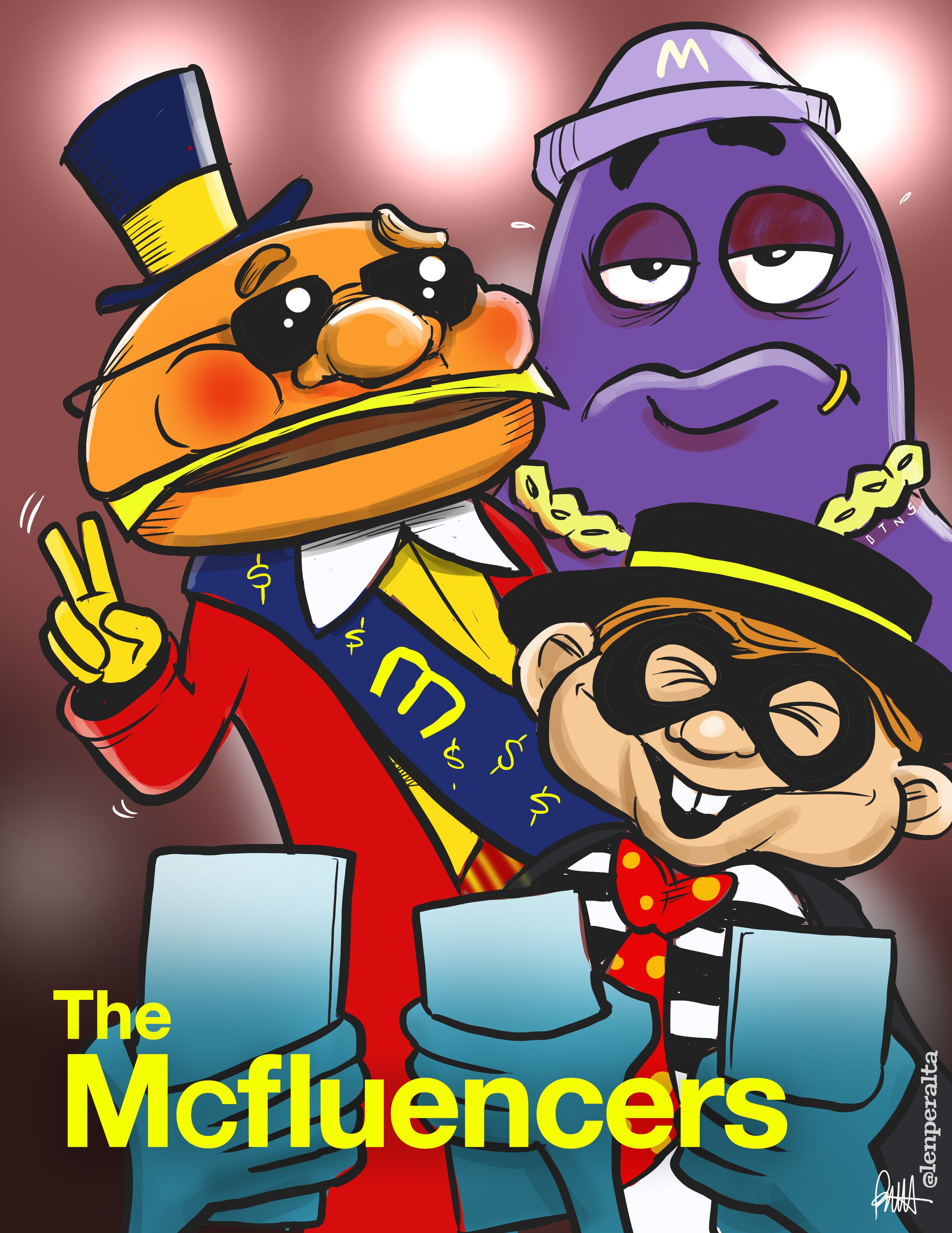 "The McFluencers" DTNS 5/19/23 8.5 x 11 ArtProv Print