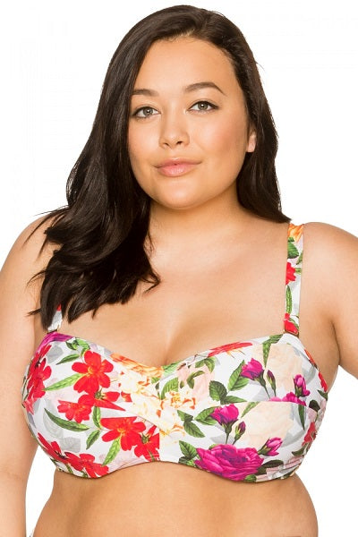 Rose Garden Iconic Twist Bandeau Top