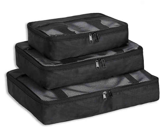 packing cubes black