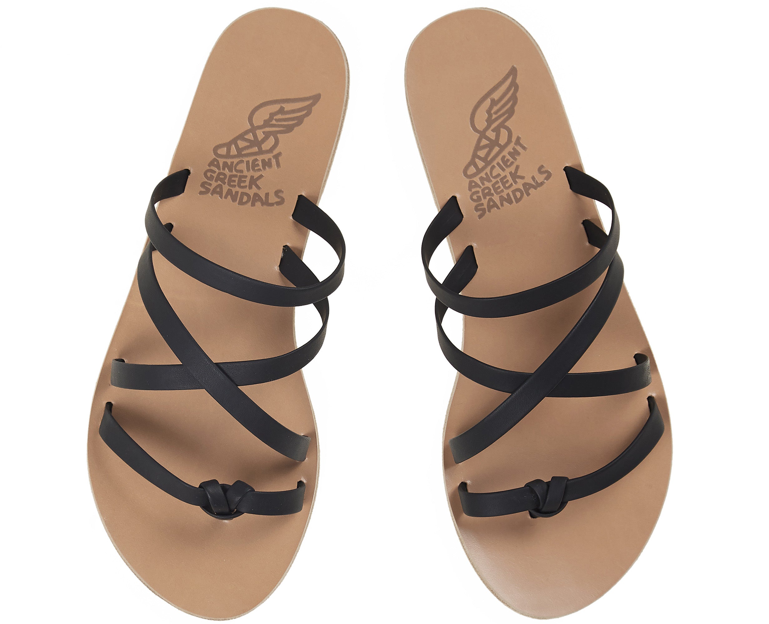 black greek sandals