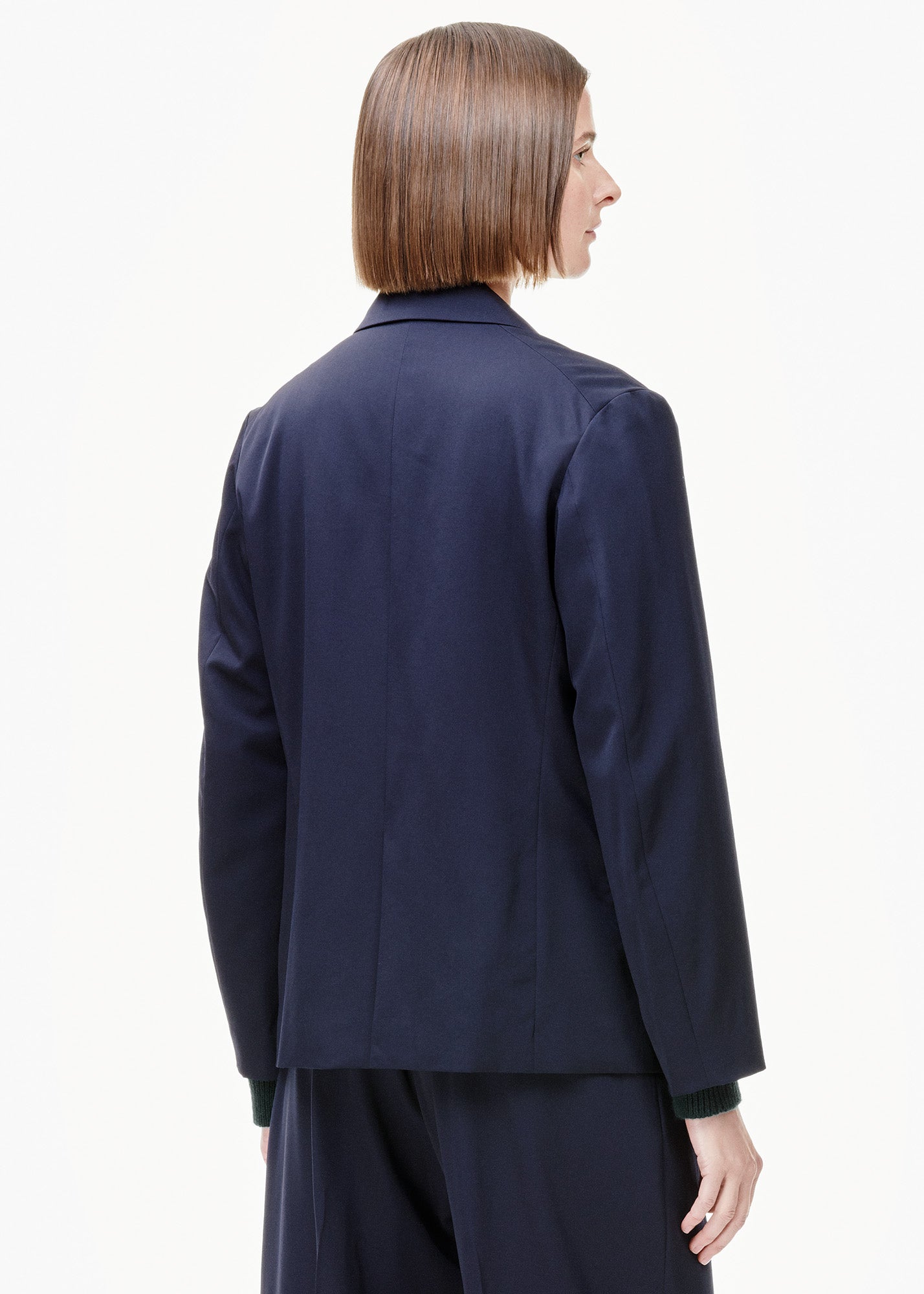 Cropped Jacket Dark Navy - TIINA the STORE