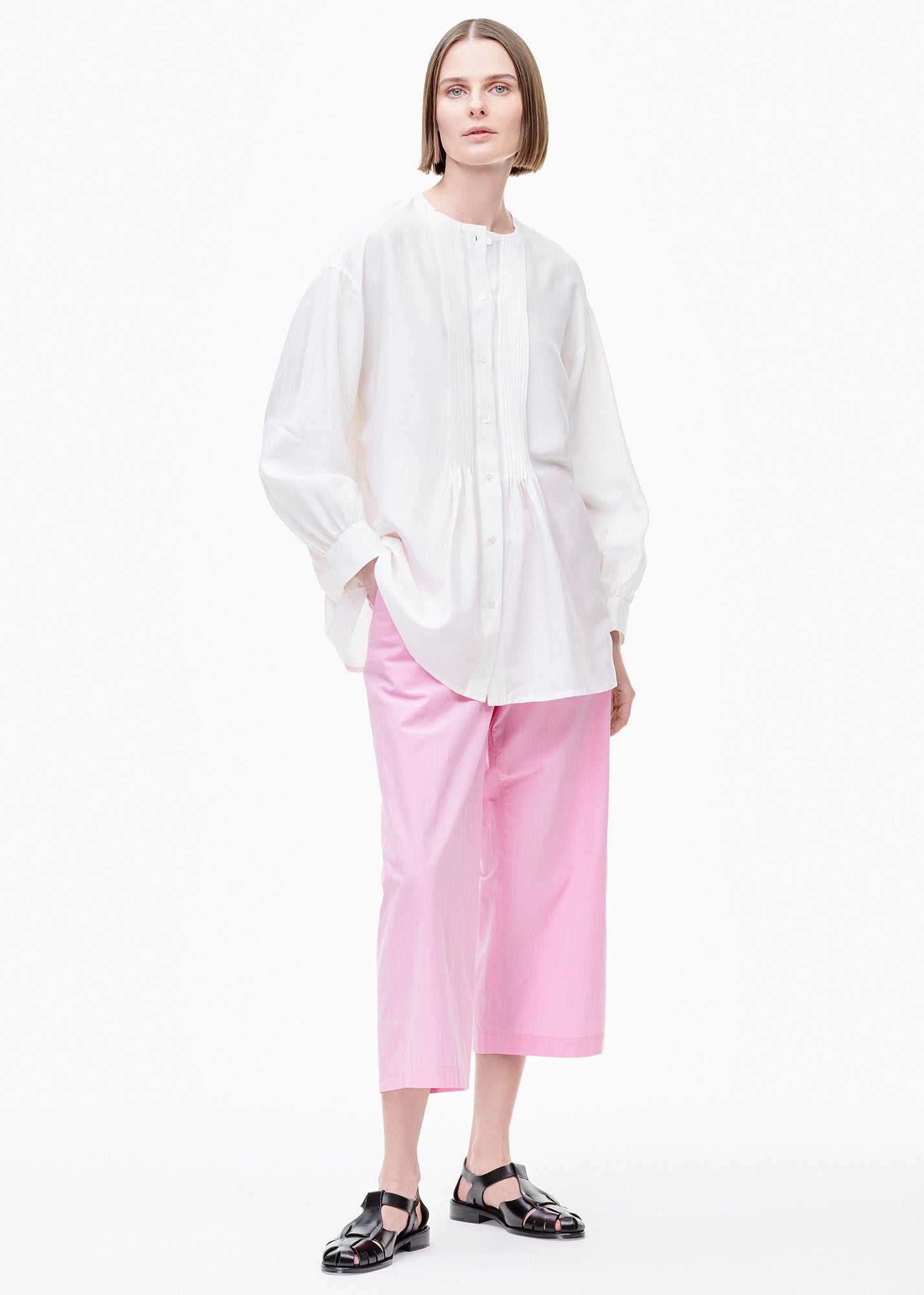 Easy Wide Pants Pink - TIINA the STORE