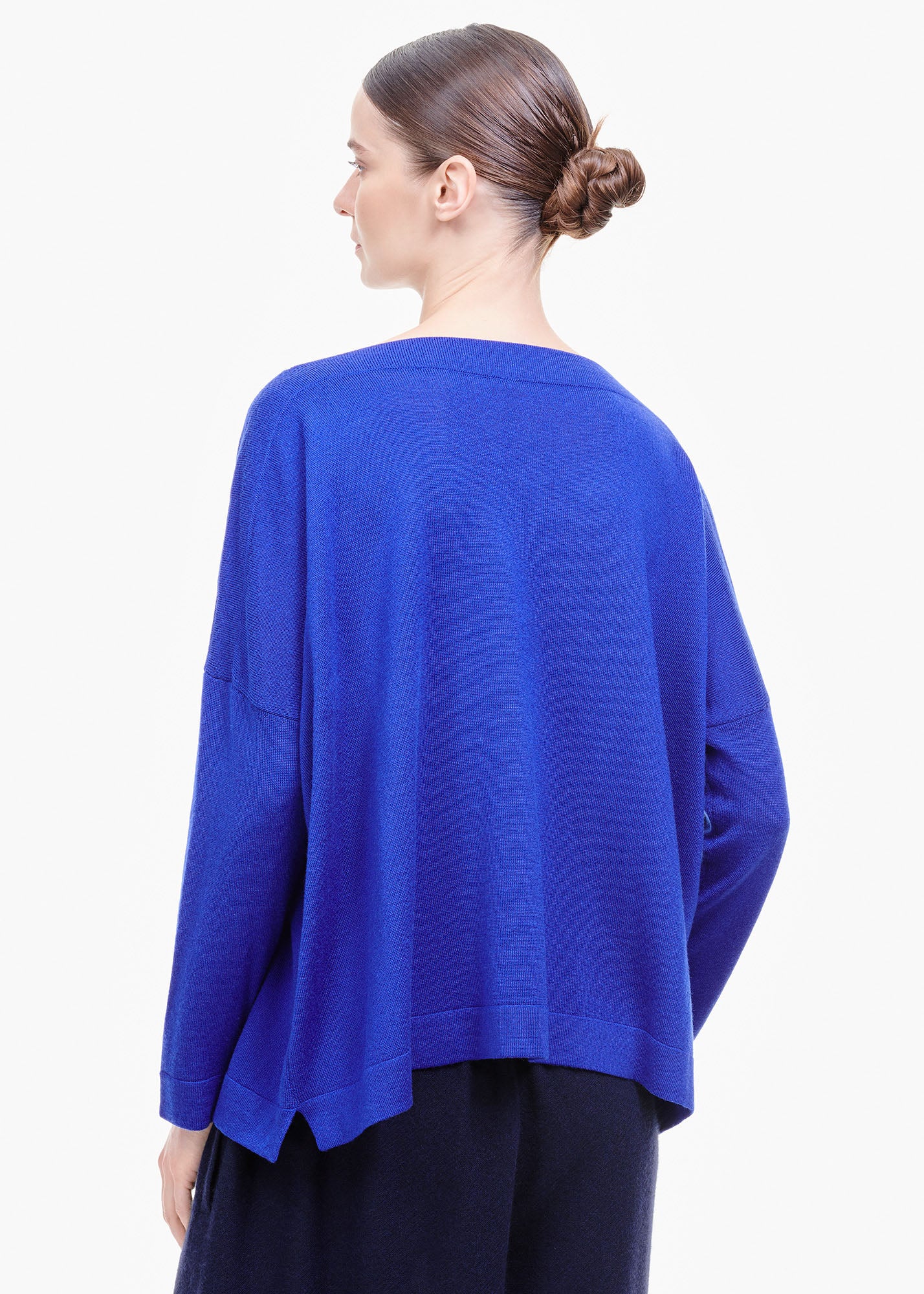 Boatneck Sweater Cobalt Blue