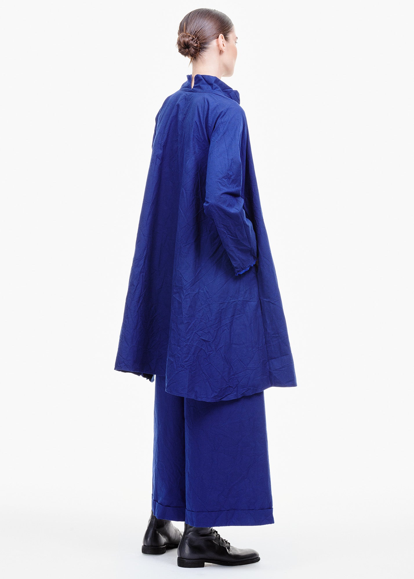 Spicchi Long Shirt Electric Blue