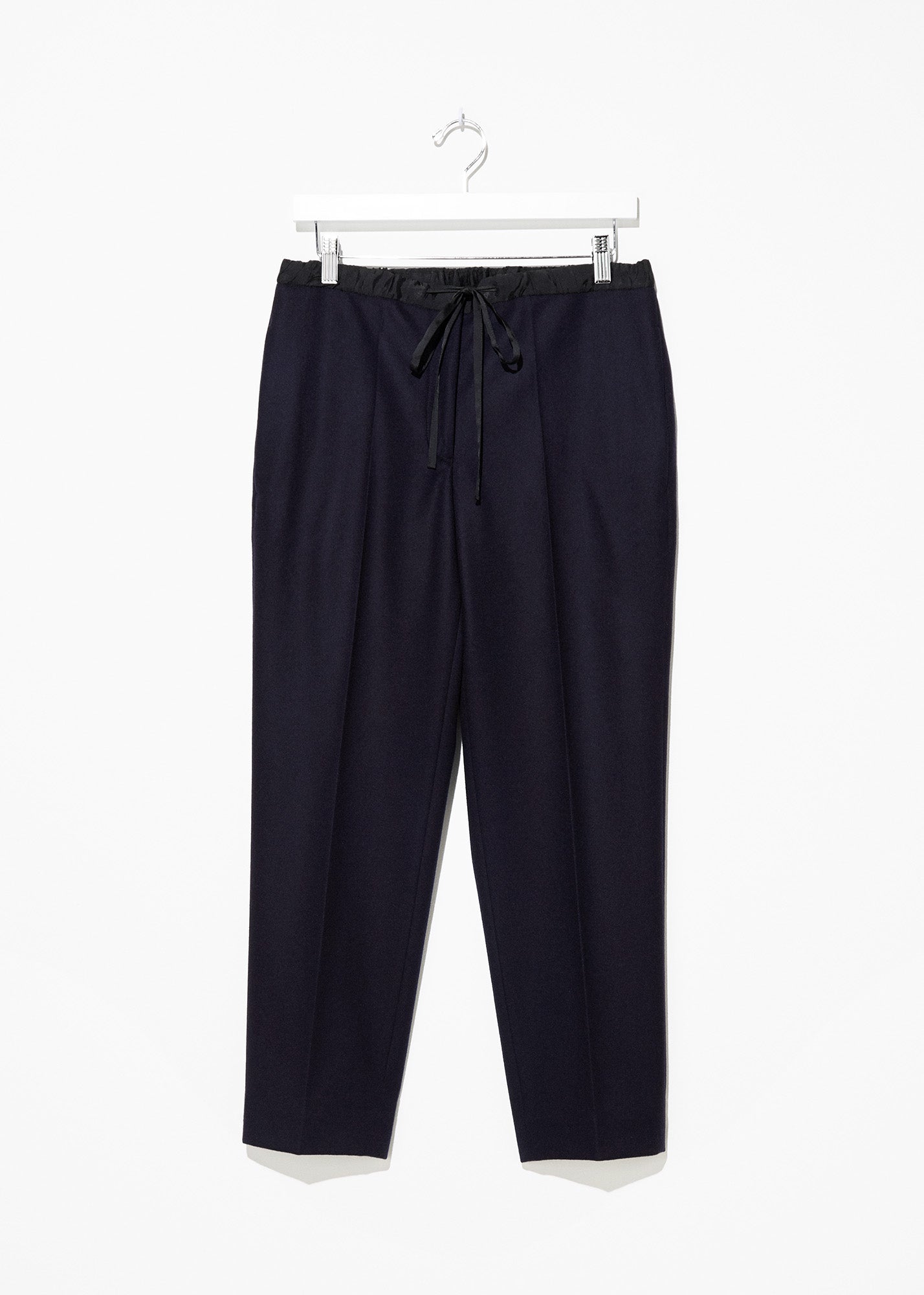 Jil Sander Cropped Drawstring Trouser Dark Blue | Tiina The Store