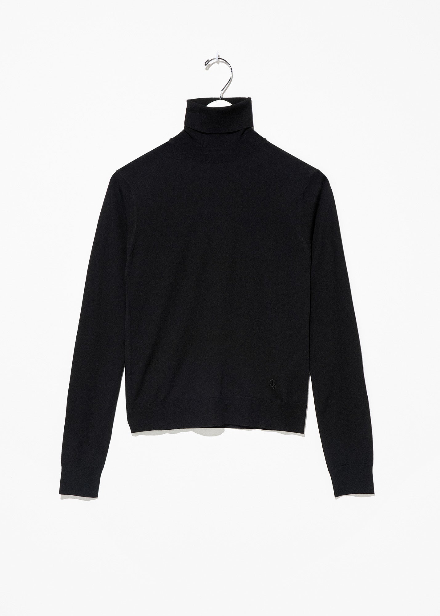Superfine Wool Turtleneck Sweater Black