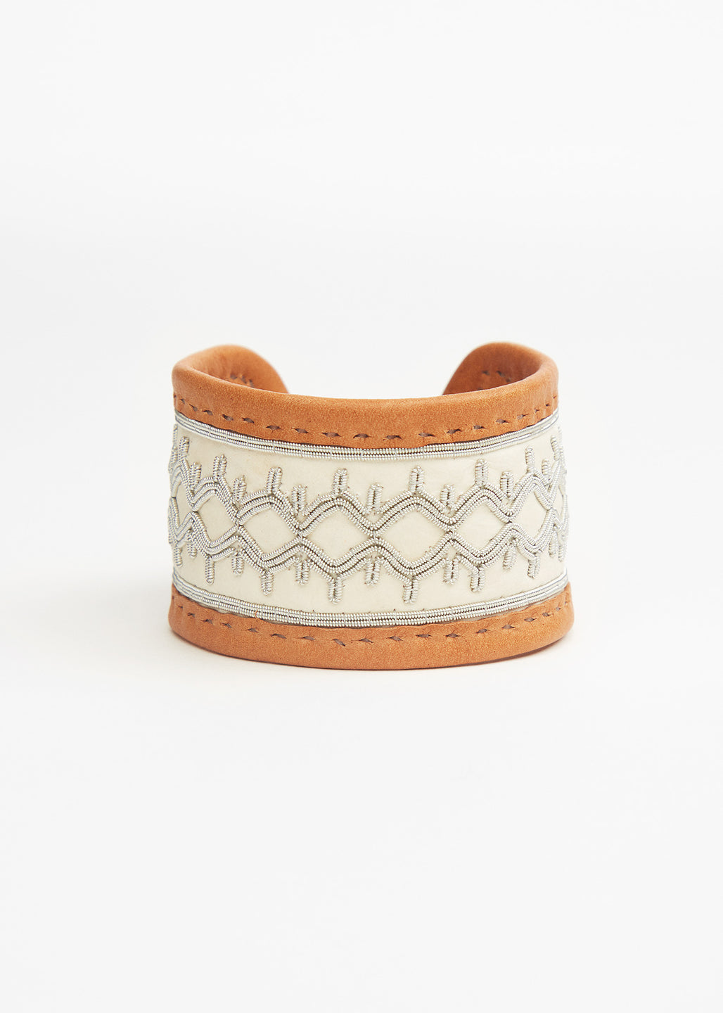 Maria Rudman Leather Bracelet Natural | Tiina The Store