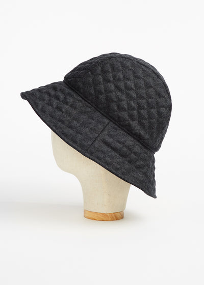 Quilting Hat Charcoal