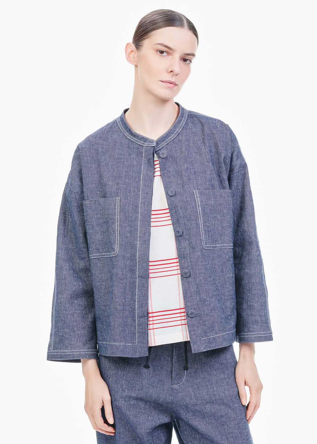 Toogood The Locksmith Shirt Indigo | Tiina The Store