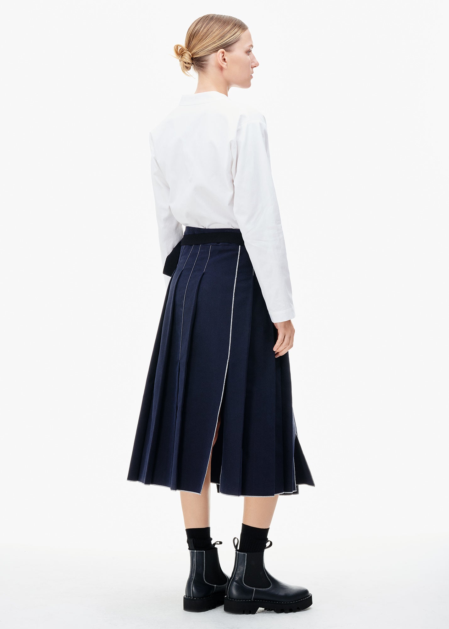 Sara Lanzi Pleated Pareo Skirt | Tiina The Store