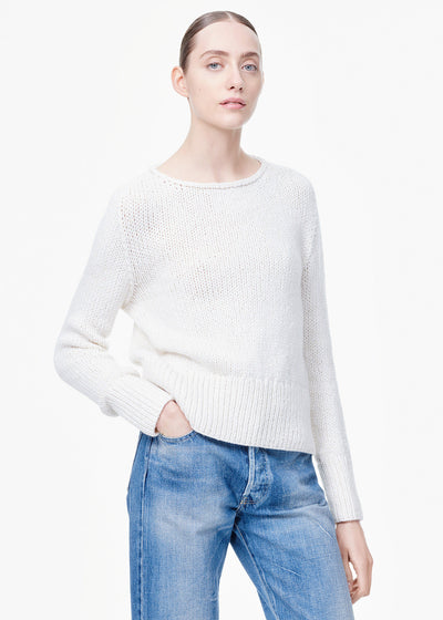 Wommelsdorff Trixi Cashmere Sweater Snow/ Off White | Tiina The Store