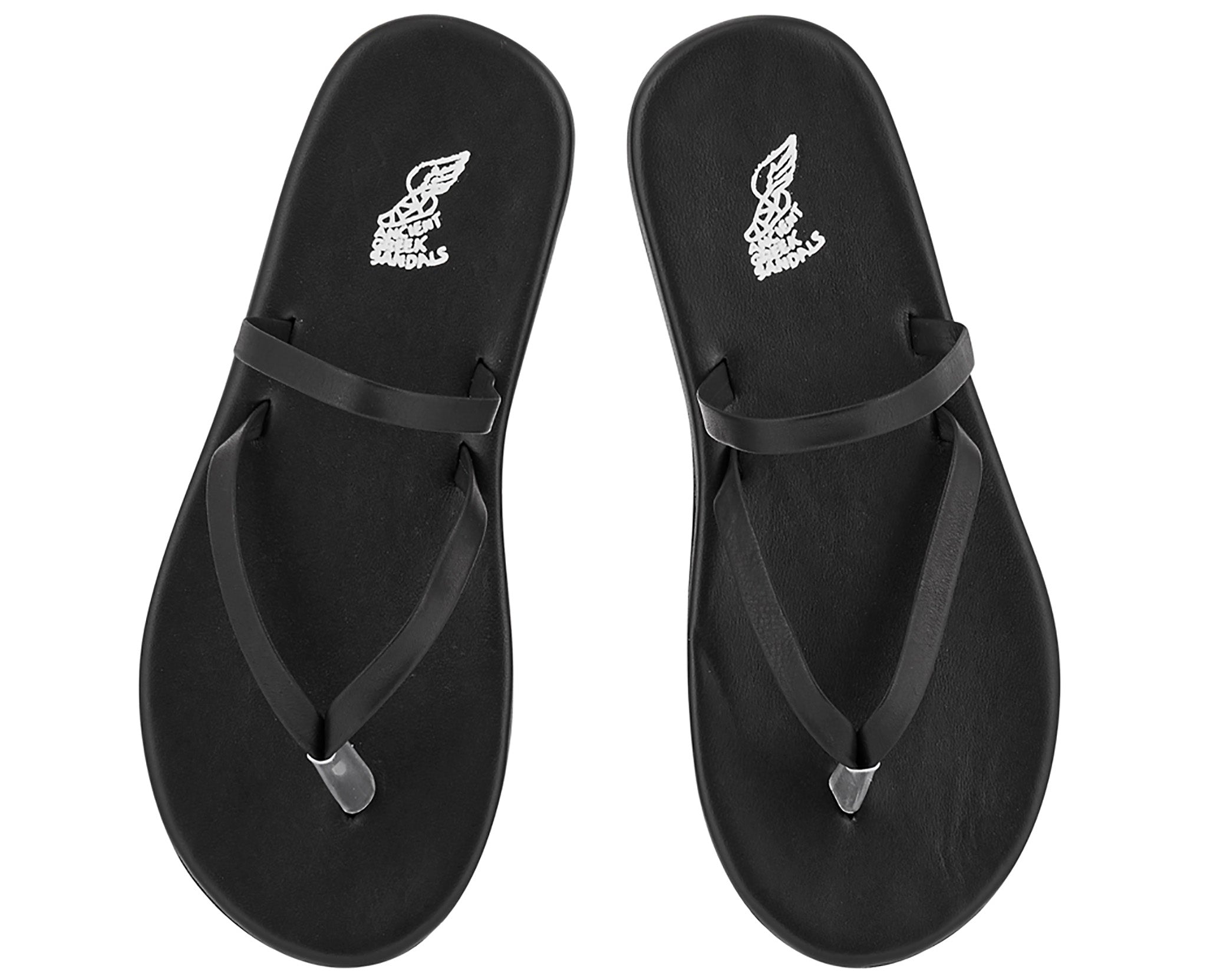 black greek sandals