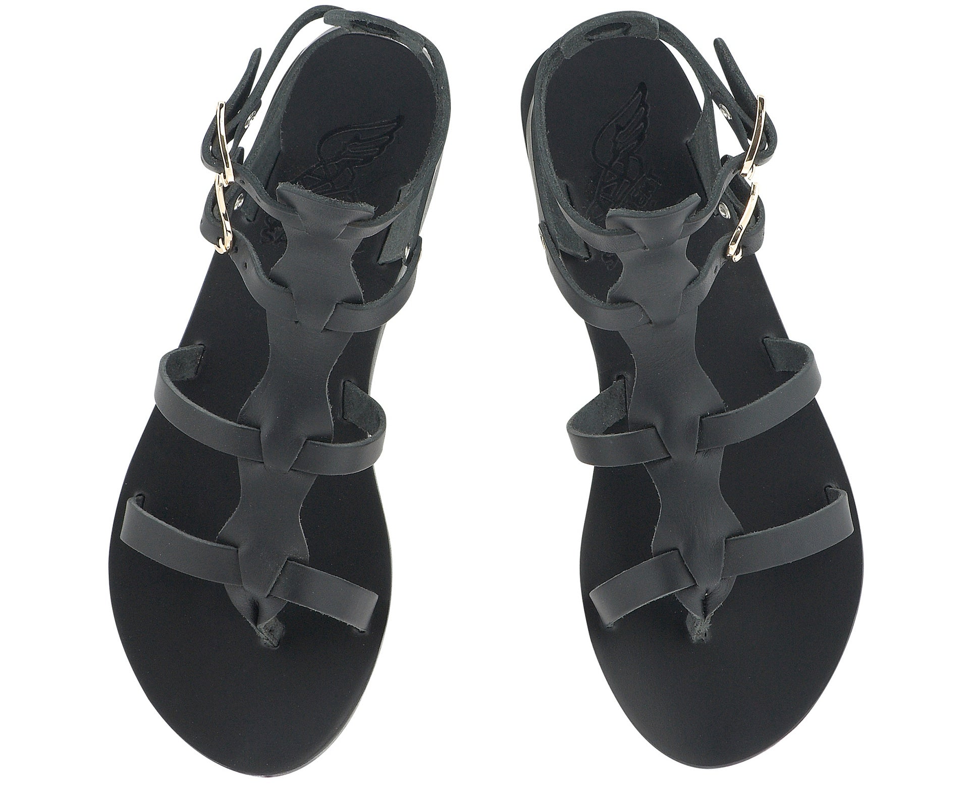 black greek sandals