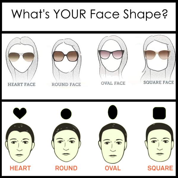 4 Face Shapes To Help You Choose The Right Sunglass Style — www.x-wear.com