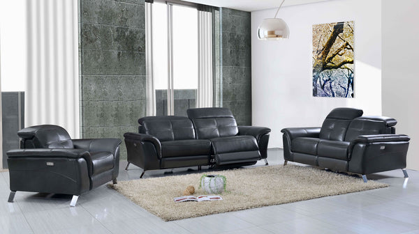 2619 Top Grain Leather Sofa with 2 Electric Recliners – Classic 2 ...