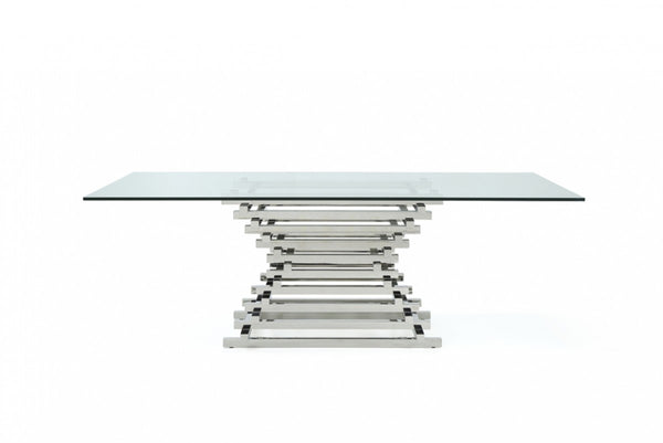 Modrest Crawford Modern Rectangular Glass Dining Table – Classic 2 ...