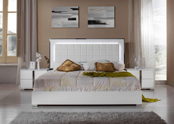 Modrest San Marino Modern White Bedroom Set – Classic 2 Modern ...