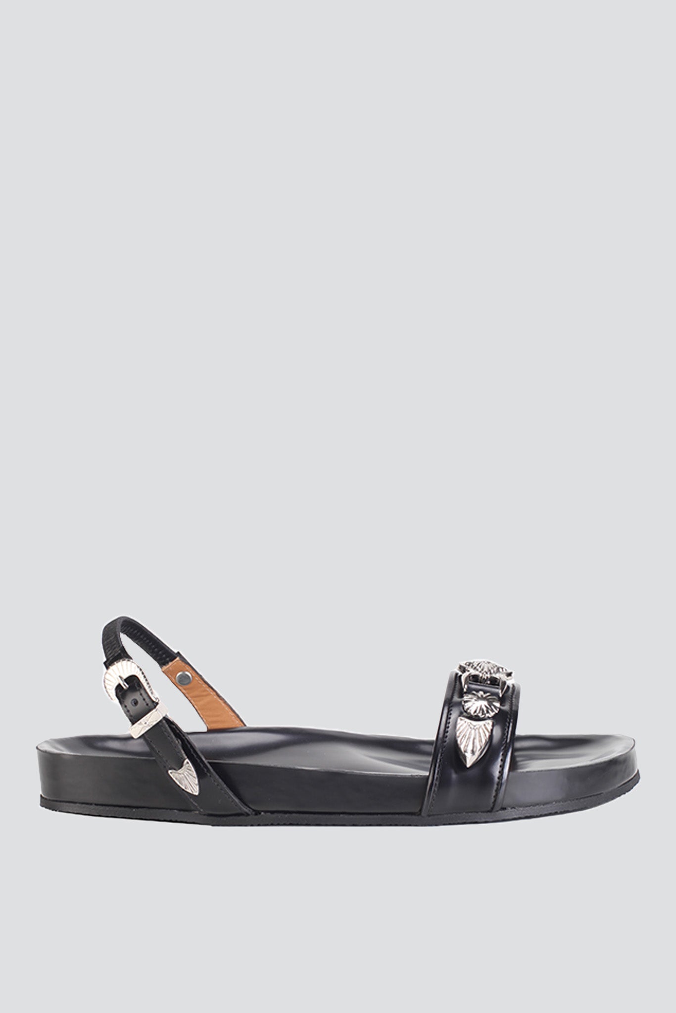 Black Metal Slingback