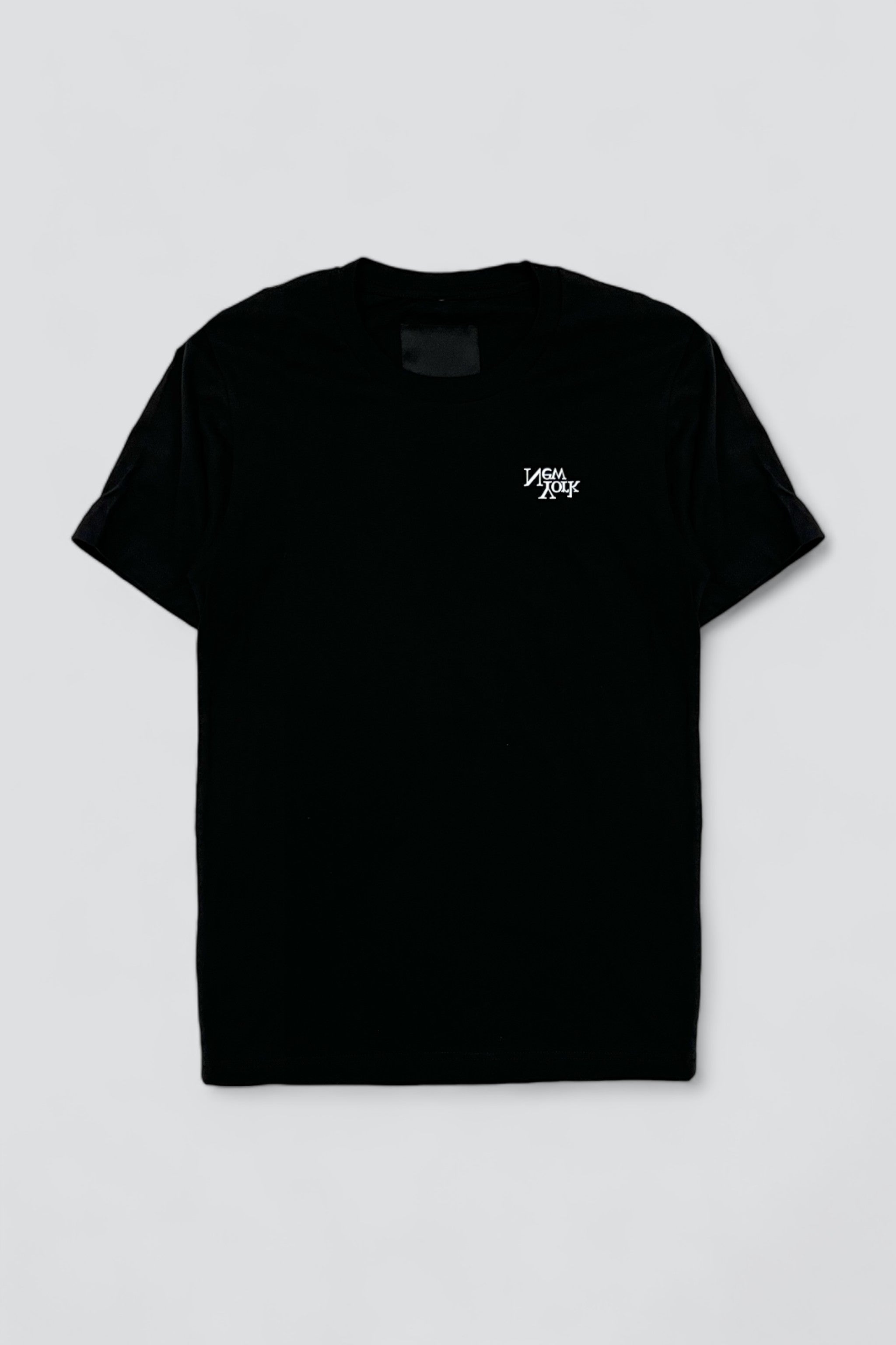 Black New York V2 Chest Logo T-Shirt